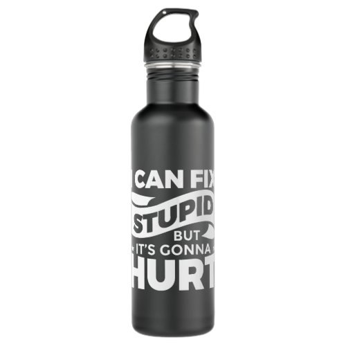 Sarcastic Tattoo Saying For A Tattoo Artist Stainless Steel Water Bottle