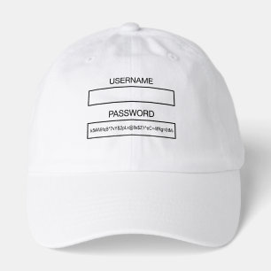 Sarcastic Tech Joke Impossibly Strong Password Hat