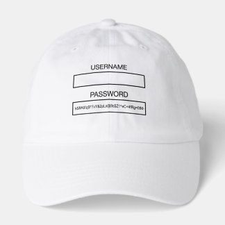 Sarcastic Tech Joke Impossibly Strong Password Hat