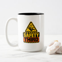 Sarcastic Tradesman Humor Safety Third Worker Lab