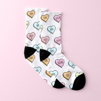 Sarcastic Valentine’s Candy Heart Pattern