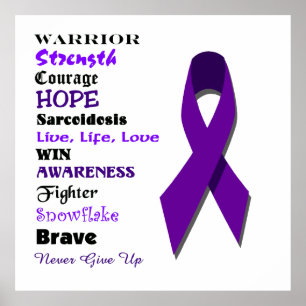 Sarcoidosis Awareness and Inspiration Poster