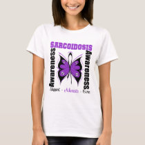 Sarcoidosis Awareness Butterfly T-Shirt