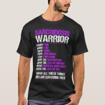 Sarcoidosis Awareness I Know Pain Purple Ribbon T-Shirt