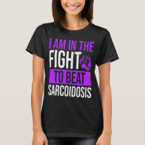 Sarcoidosis Awareness Ribbon Beat Disease Warrior T-Shirt