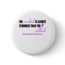 Sarcoidosis Awareness Ribbon Support Gifts Button