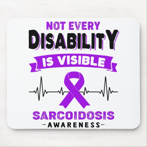 Sarcoidosis Awareness Ribbon Support Gifts Mouse Pad