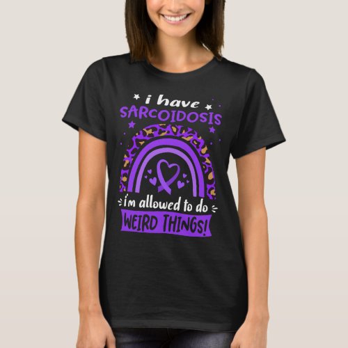 Sarcoidosis Awareness Ribbon Support Gifts T_Shirt