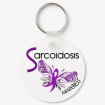 Sarcoidosis BUTTERFLY 3.1 Keychain