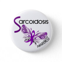 Sarcoidosis BUTTERFLY 3.1 Pinback Button