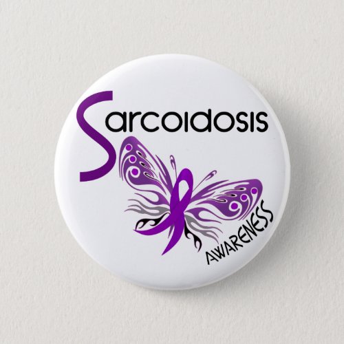 Sarcoidosis BUTTERFLY 31 Pinback Button