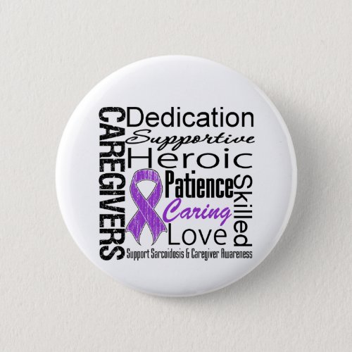 Sarcoidosis Caregivers Collage Button