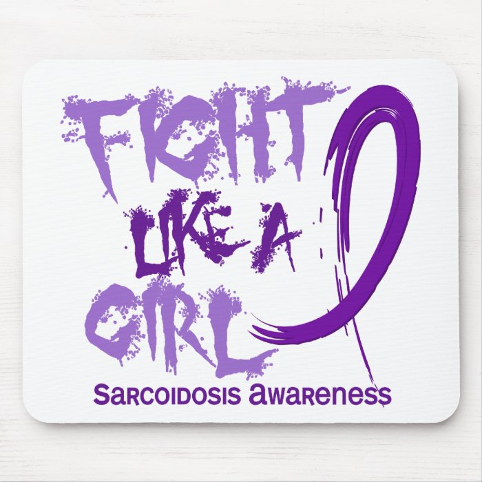 Sarcoidosis Fight Like A Girl 5.3 Mouse Pad