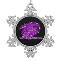 Sarcoidosis Snowflake Ornament