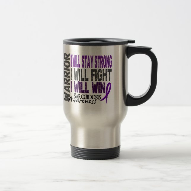 Sarcoidosis Warrior Travel Mug (Right)