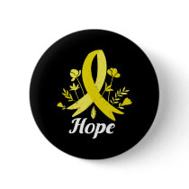Sarcoma Awareness Month Hope Vintage Bone Cancer  Button