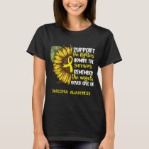 Sarcoma Awareness Ribbon Support Gifts T-Shirt