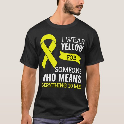 Sarcoma Cancer Awareness Bone Cancer Survivor Fami T_Shirt