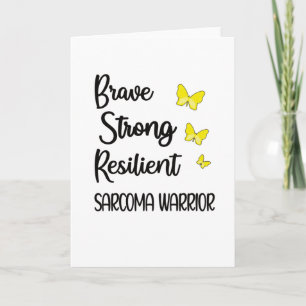Sarcoma Cancer Awareness Month Sarcoma Warrior Card