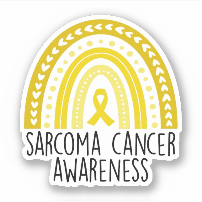 Sarcoma Cancer Awareness - Sarcoma Cancer Sticker (Front)