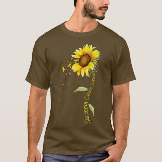 Sarcoma Cancer Awareness Sunflower T-Shirt