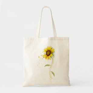 Sarcoma Cancer Awareness Sunflower Tote Bag