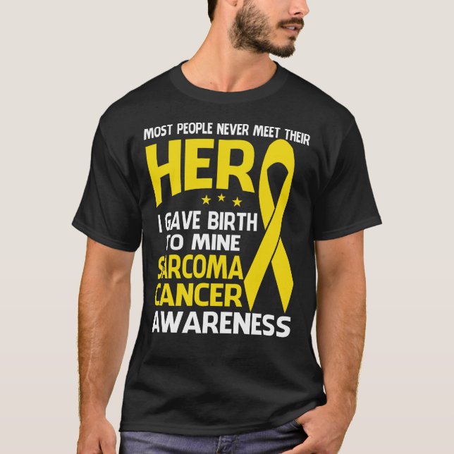 Sarcoma Cancer Shirt, Some people never meet their T-Shirt (Front)