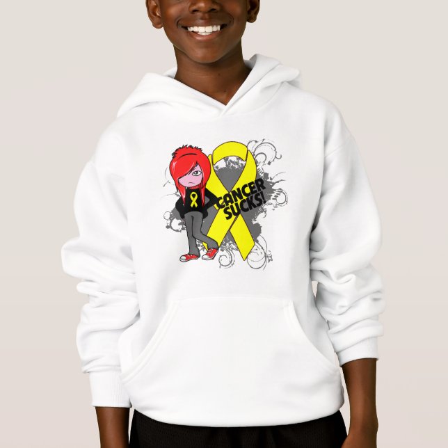 Sarcoma Cancer Sucks Hoodie (Front)