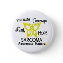 Sarcoma Celtic Butterfly 3 Pinback Button