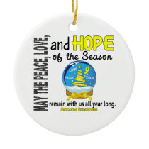 Sarcoma Christmas 3 Snow Globe Ornaments