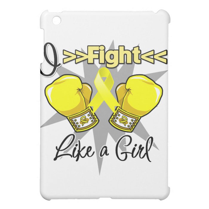 Sarcoma I Fight Like a Girl With Gloves iPad Mini Cases