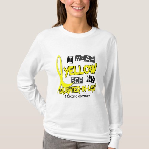 Sarcoma I WEAR YELLOW FOR MY DAUGHTER_IN_LAW 37 T_Shirt