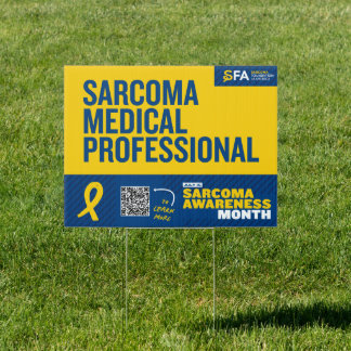 Sarcoma Medical Professional Sign