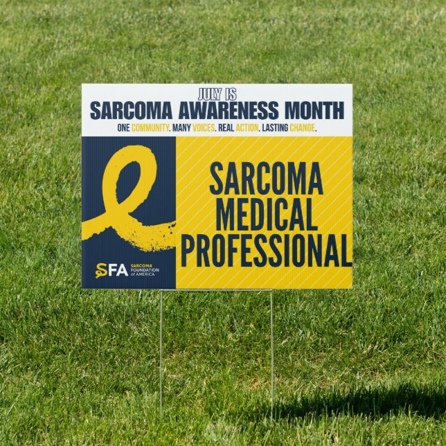 Sarcoma Medical Professional Sign (Insitu)