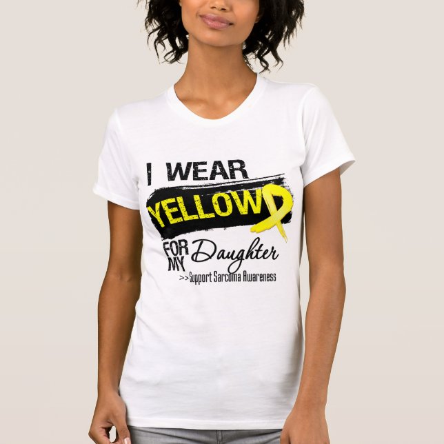Sarcoma Ribbon For My Daughter T-Shirt (Front)