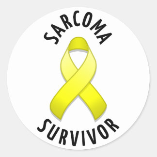 Sarcoma Survivor Round Sticker