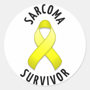 Sarcoma Survivor Round Sticker