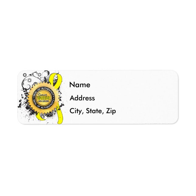 Sarcoma Warrior 23 Label (Front)