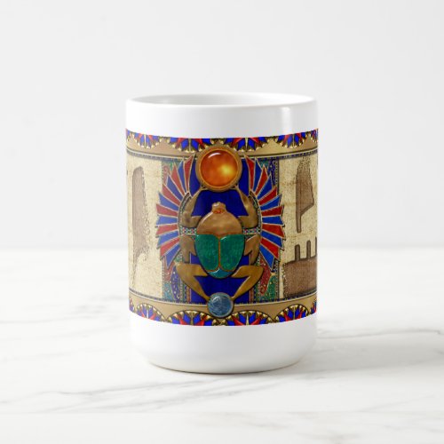 Sarcophagus 3D Egyptian Coffee Mug