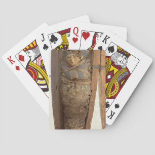 Sarcophagus and mummified body of Psametik I (664- Poker Cards
