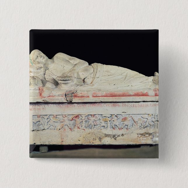Sarcophagus, Etruscan Button (Front)