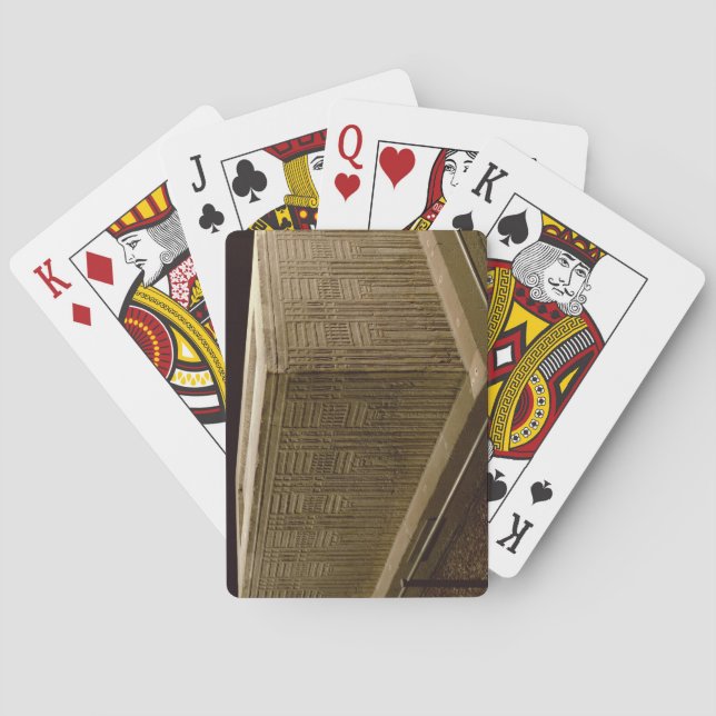 Sarcophagus from Abu Roach (limestone) (see also 3 Poker Cards (Back)