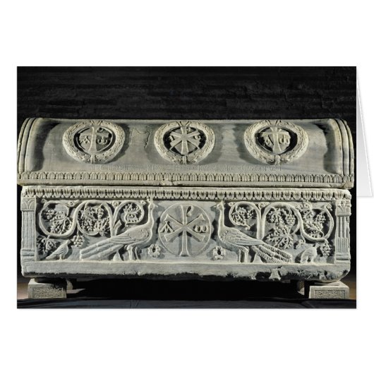 Sarcophagus of bishop Theodore Cards (Front Horizontal)