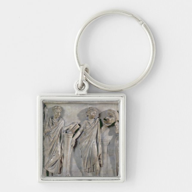 Sarcophagus of the Muses, detail of Clio & Keychain (Front)