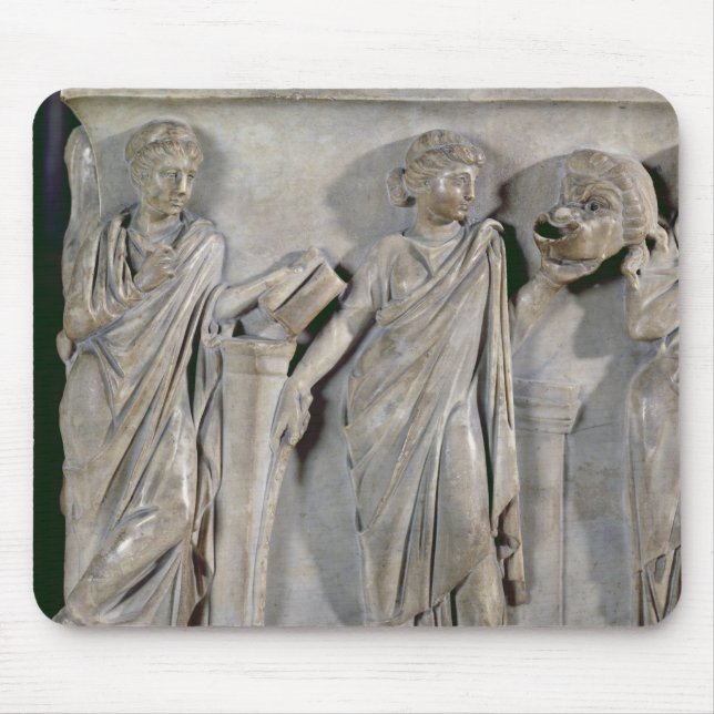 Sarcophagus of the Muses, detail of Clio & Mouse Pad (Front)