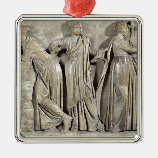 Sarcophagus of the Muses Metal Ornament (Front)