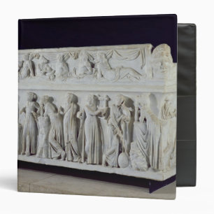 Sarcophagus with frieze of the Nine Muses 3 Ring Binder