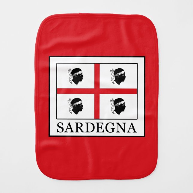 Sardegna Baby Burp Cloth (Front)