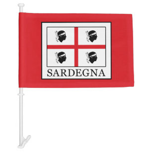 Sardegna Car Flag