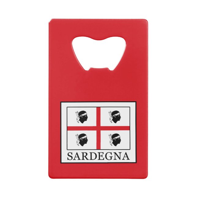Sardegna Credit Card Bottle Opener (Front)